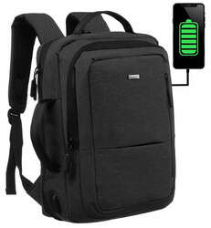 Cestovní batoh s prostorem pro notebook a portem USB - Peterson