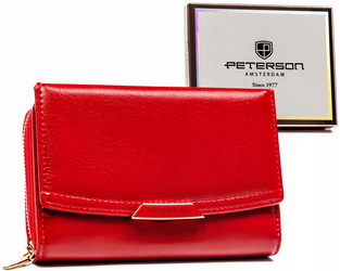 Dámská horizontální peněženka z ekologické kůže - Peterson