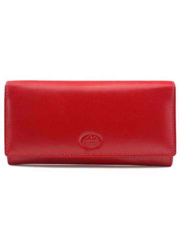 Dámská kožená peněženka EL FORREST 922-47 RFID Červená s ochranou proti krádeži