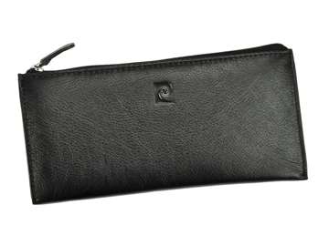 Dámská kožená peněženka Pierre Cardin PSP07 8847 Černá horizontální peněženka na tužky