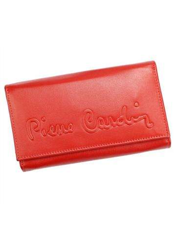 Dámská kožená peněženka Pierre Cardin TILAK91 2206 Červená horizontální velká