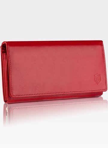 Dámská kožená peněženka STEVENS Expanded Červená Z02-063M RFID