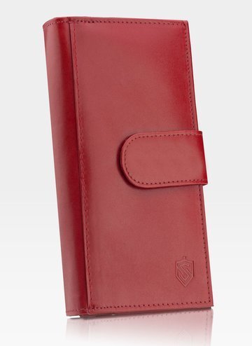 Dámská kožená peněženka STEVENS Resource Červená Z02-210 RFID