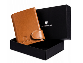 Dámská kožená peněženka s podavačem karet - Peterson