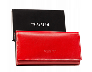 Dámská kožená peněženka se zapínáním - 4U Cavaldi