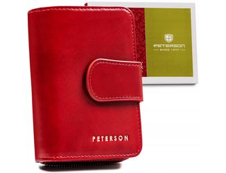 Dámská kožená peněženka se zapínáním - Peterson
