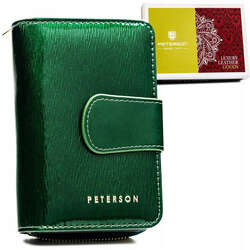 Dámská kožená peněženka se zapínáním - Peterson