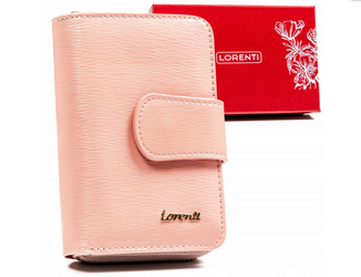 Dámská kožená peněženka vertikální orientace se zapínáním na patentku - Lorenti