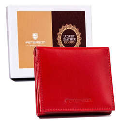 Dámská malá kožená peněženka s ochranou RFDI Protect - Peterson