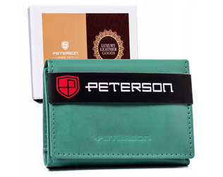 Dámská malá kožená peněženka se zapínáním - Peterson