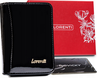 Dámská malá peněženka z lakované kůže - Lorenti