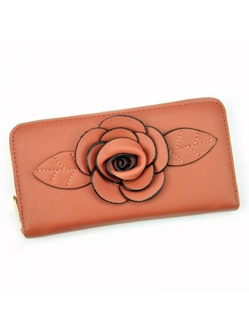 Dámská peněženka Eslee F9999 oranžová z ekologické kůže