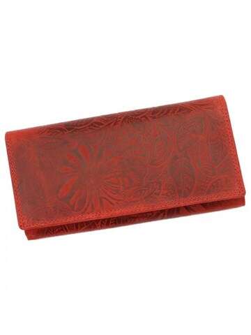 Dámská peněženka Nordee ADL04-GG-04-DES z pravé kůže v červené barvě
