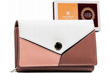Dámská peněženka střední velikosti z pravé kůže - Peterson