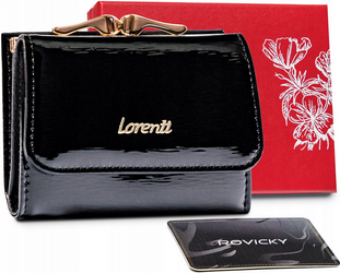 Dámská peněženka z lakované kůže s RFID - Lorenti