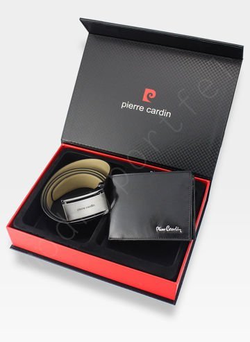 Dárková sada Pierre Cardin Opasek a peněženka v elegantní dárkové krabičce 8806