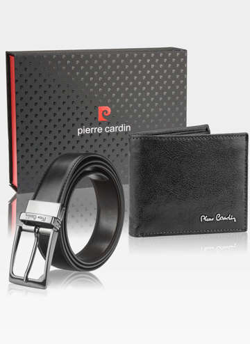 Dárková sada Pierre Cardin Opasek a peněženka v elegantní dárkové krabičce 8824
