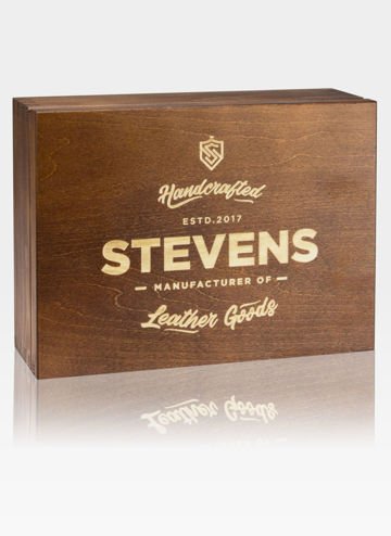 Elegantní dřevěná dárková krabička STEVENS