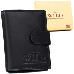 Elegantní pánská kožená peněženka se zapínáním - Always Wild