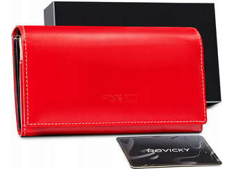 Elegantní prodloužená dámská peněženka s klopou na patentku - Cavaldi