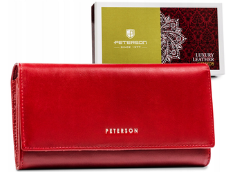 Klasická dámská kožená peněženka s RFID - Peterson