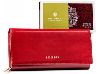 Klasická dámská peněženka z pravé kůže - Peterson
