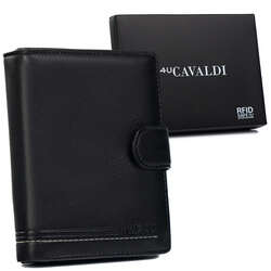 Klasická pánská peněženka s elegantním prošíváním - Cavaldi