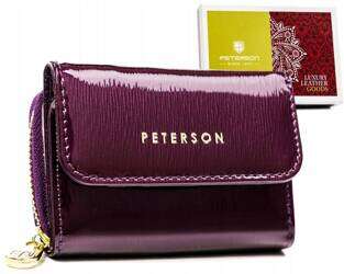 Malá dámská peněženka z lakované kůže - Peterson
