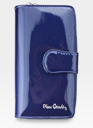 Modrá Dámská Peněženka Pierre Cardin z Přírodní Kůže s RFID Ochranou