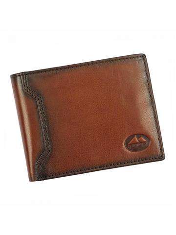 Pánská horizontální kožená peněženka EL FORREST 892/A-29 RFID hnědá