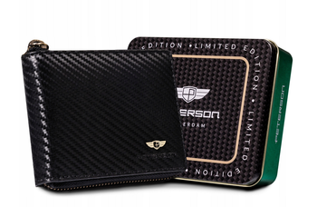Pánská horizontální kožená peněženka - Peterson