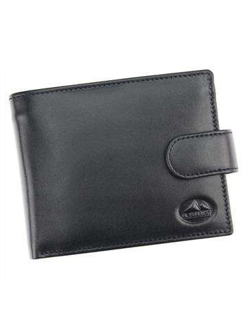 Pánská kožená peněženka EL FORREST 2400-67 RFID Black Horizontal