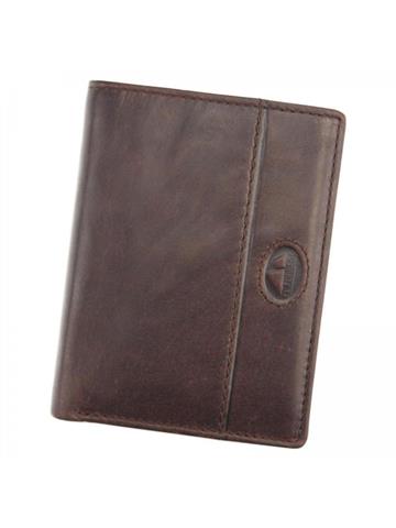 Pánská kožená peněženka EL FORREST 859-22 RFID Tmavě hnědá bezpečnostní funkce