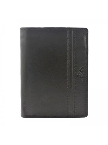 Pánská kožená peněženka EL FORREST 896-25 RFID tmavě hnědá orientace na výšku s funkcí RFID Secure