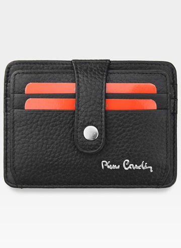 Pánská kožená peněženka Pierre Cardin Cardholder Small Black Tilak11 P02