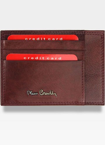 Pánská kožená peněženka Pierre Cardin Slim Bordo Case Eko06 p020 Bordo