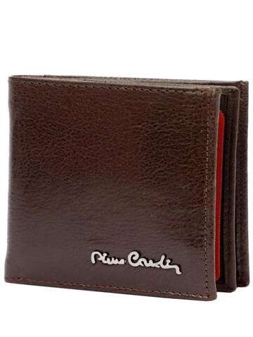 Pánská kožená peněženka Pierre Cardin TILAK100 1812 Tmavě hnědá RFID SECURE