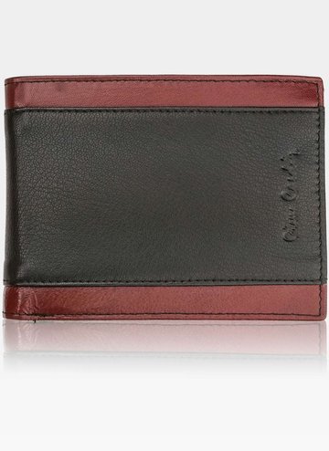 Pánská kožená peněženka Pierre Cardin TILAK32 8805 černá + červená / černá + vínová