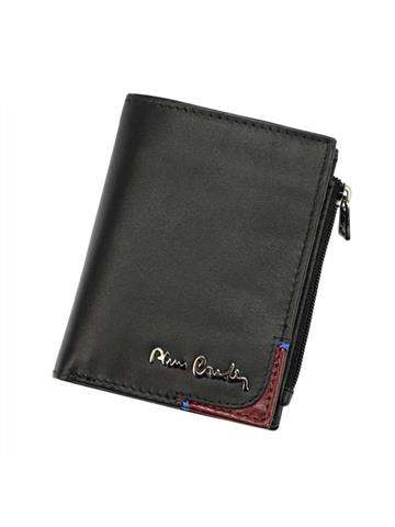 Pánská kožená peněženka Pierre Cardin TILAK75 2421 černá s červenými detaily RFID Secure