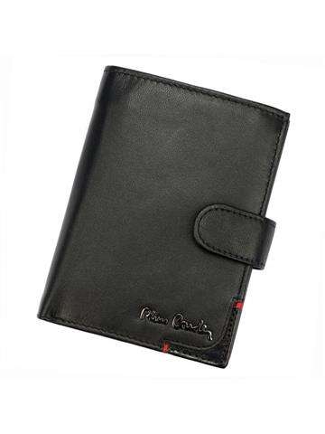Pánská kožená peněženka Pierre Cardin TILAK75 326A černá s funkcí RFID Secure a logem výrobce