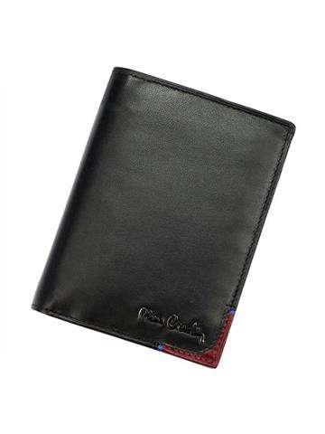 Pánská kožená peněženka Pierre Cardin TILAK75 331 černá a červená s funkcí RFID Secure