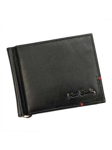 Pánská kožená peněženka Pierre Cardin TILAK75 8858A Black Horizontal RFID SECURE