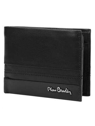 Pánská kožená peněženka Pierre Cardin TILAK97 8806 Black Horizontal RFID SECURE