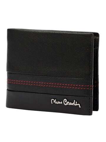 Pánská kožená peněženka Pierre Cardin TILAK97 8824 černá s červenými akcenty RFID SECURE