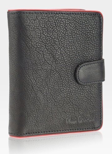 Pánská kožená peněženka Pierre Cardin Tumble 326A RFID Black+red