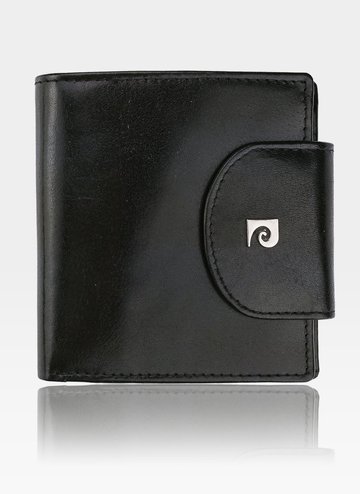 Pánská kožená peněženka Pierre Cardin černá na zip YS507.10 479 NERO