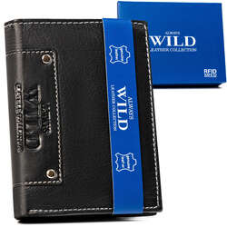 Pánská kožená peněženka bez vnějšího zapínání - Always Wild