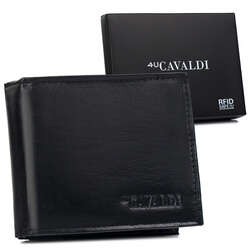 Pánská kožená peněženka s kapsou na zadní straně - Cavaldi
