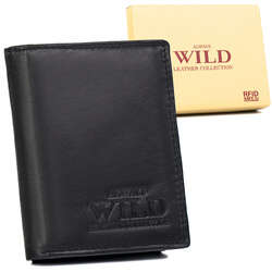 Pánská kožená peněženka s kapsou na zip - Always Wild