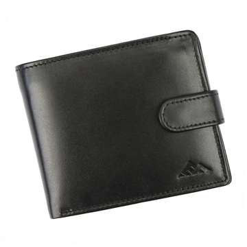 Pánská peněženka EL FORREST 556-67 RFID Přírodní kůže černá horizontální